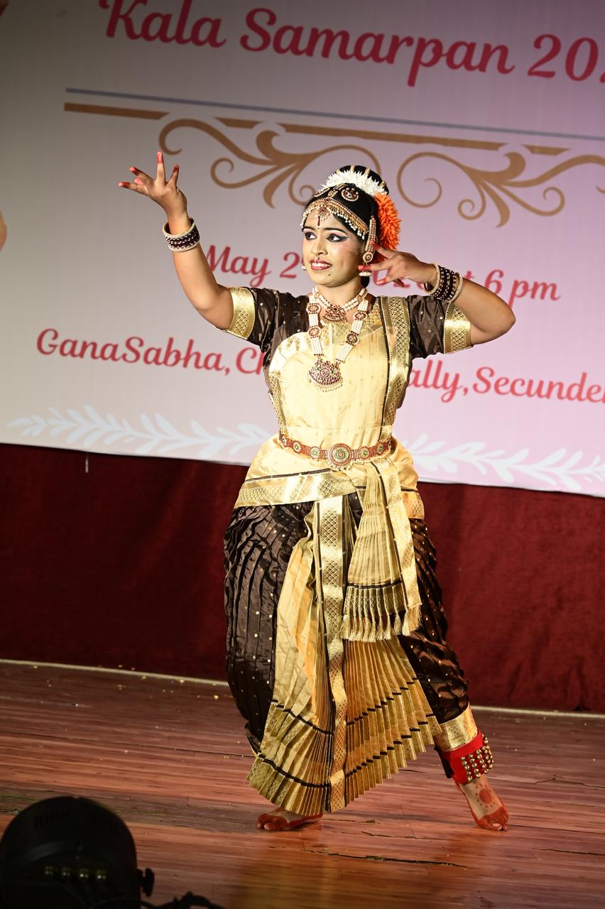 Classical dancer on stage